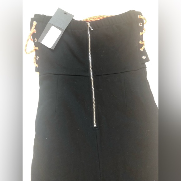 AKIRA NO STRINGS ATTACHED LACE UP JUMPSUIT SIZE: SMALL - Picture 7 of 8